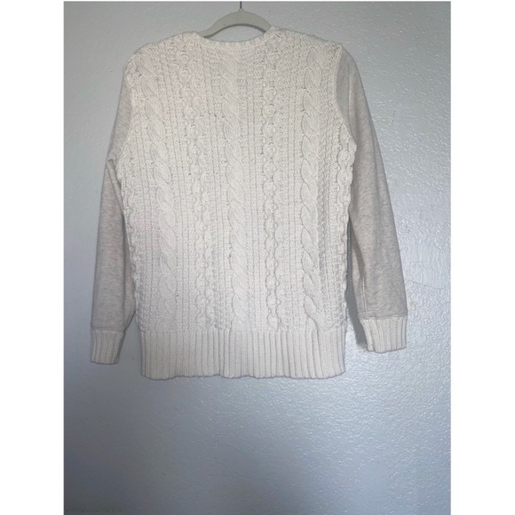 Athleta | Madeira Chunky Cable Knit Wool Blend Sweater - Picture 4 of 11